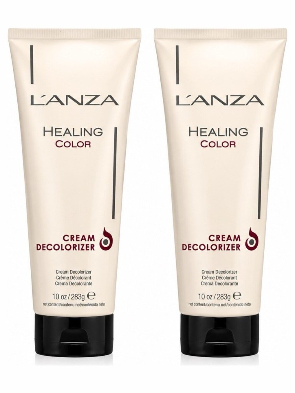 L’ANZA Healing Color Cream Decolorizer 10 oz 283g Duo 2 Pack Professional